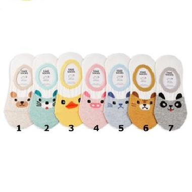 Tất bàn Solicol hình thú,mèo,hình lá Vivid Color